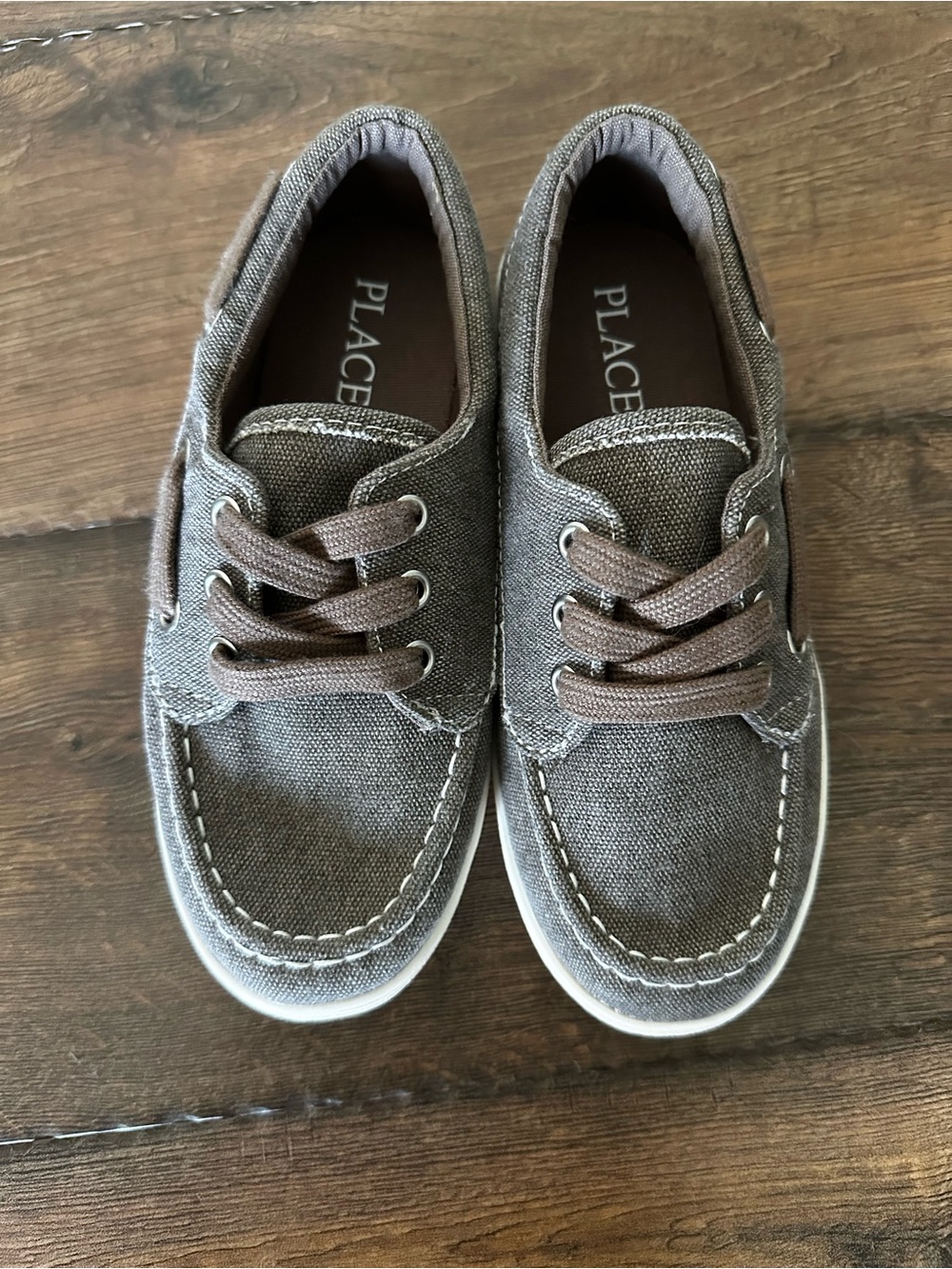 The Children's Place Brown Canvas slip on shoes